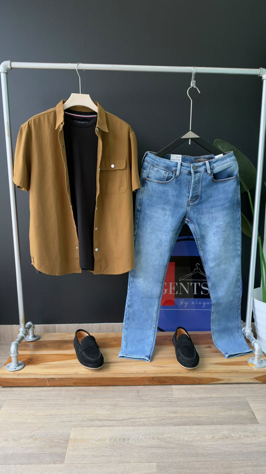 Men's Cargo Short Sleeve