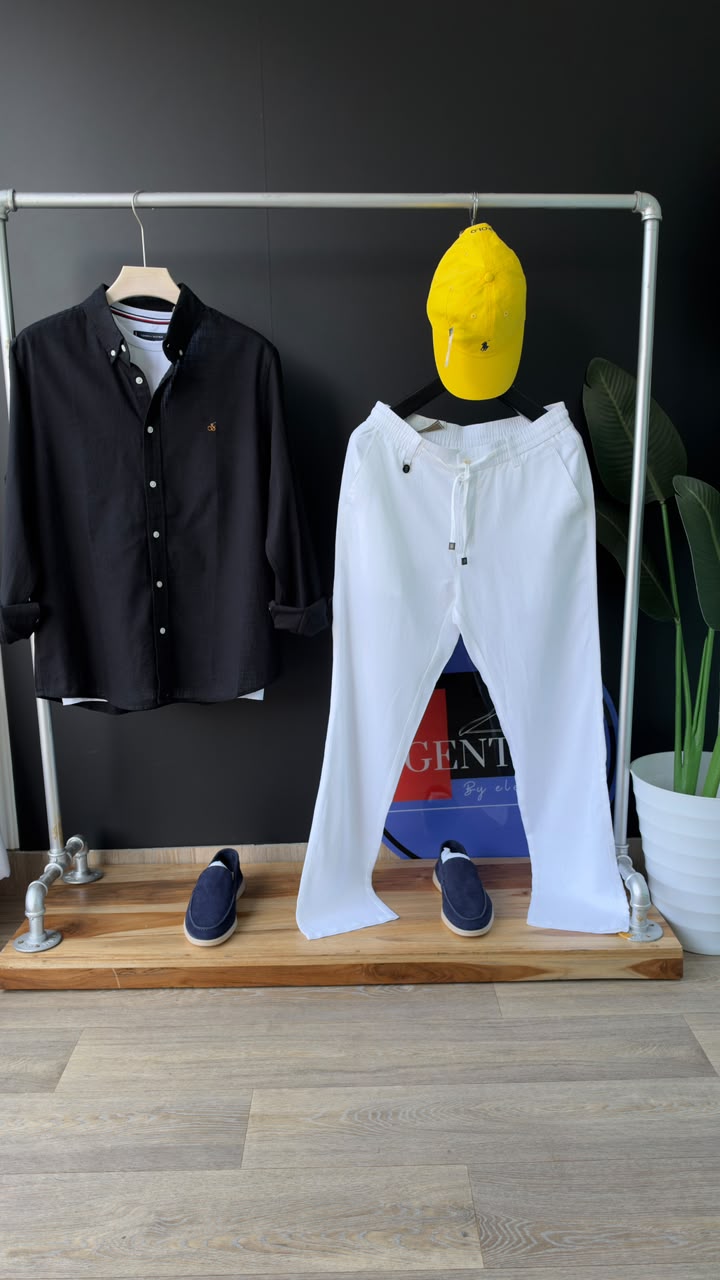 Men’s Premium Fabric pure linen pants
