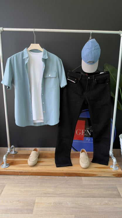 Men's Cargo Short Sleeve