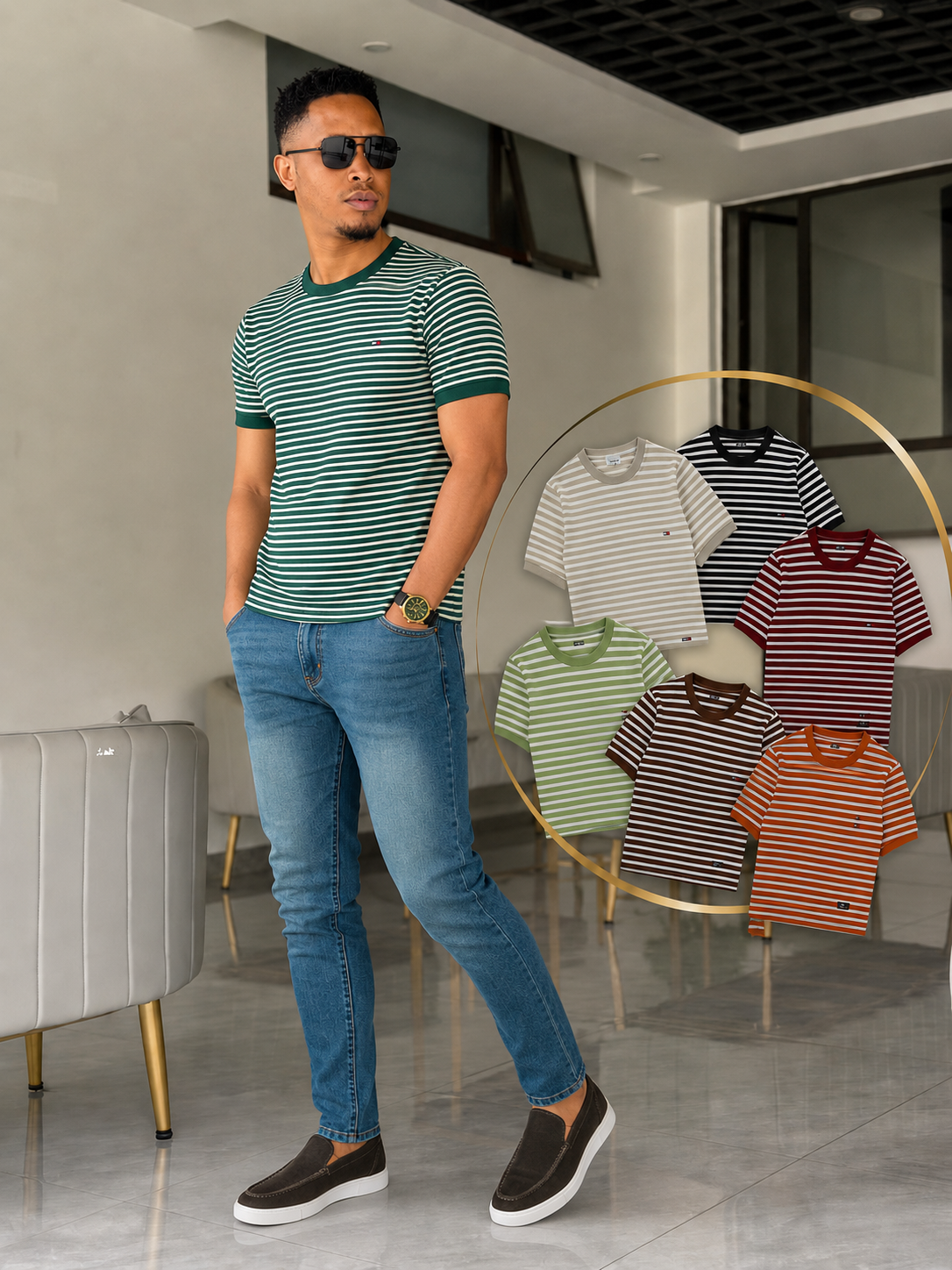 Men’s Striped T-Shirt