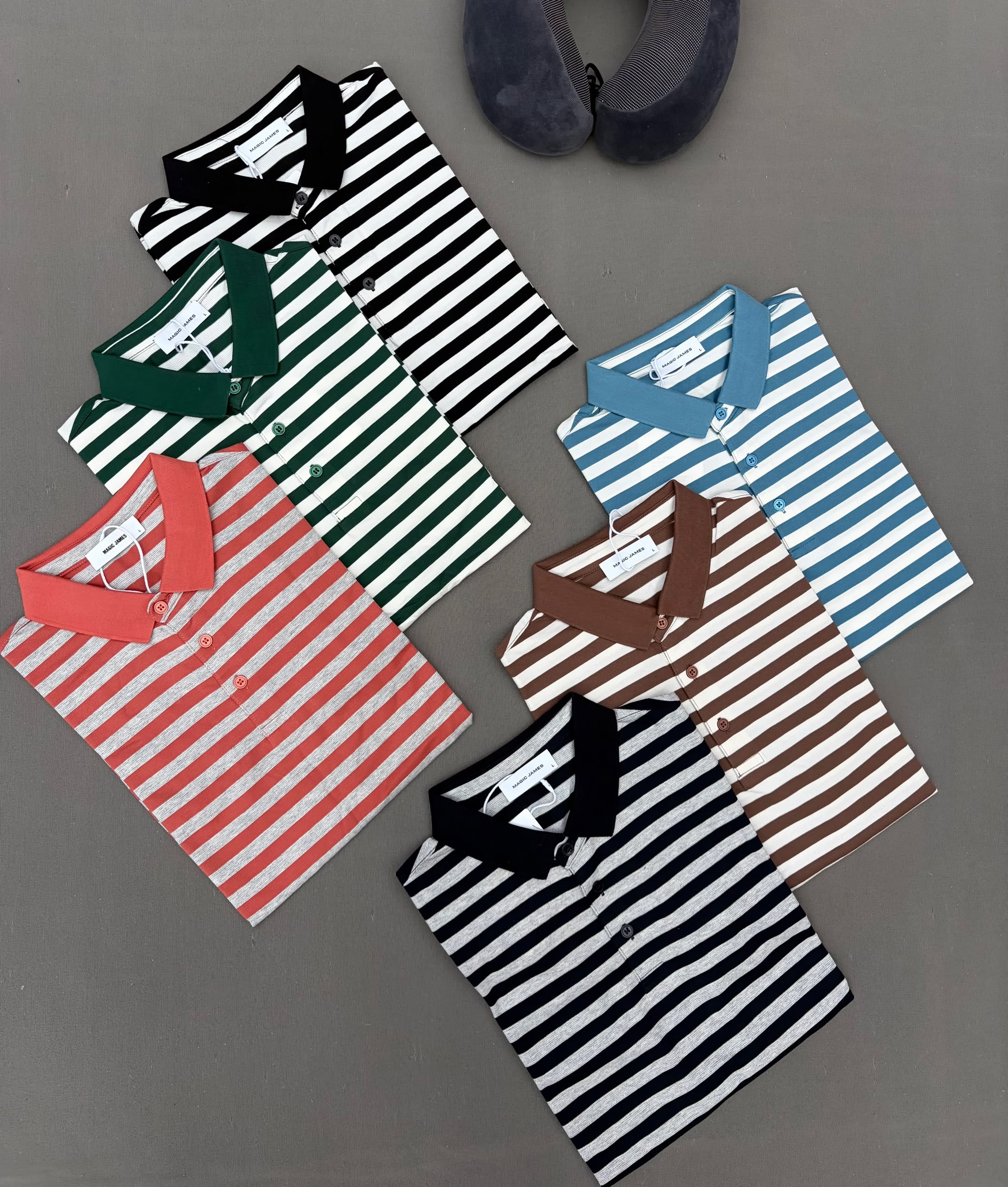 Men’s Striped Polo Shirt