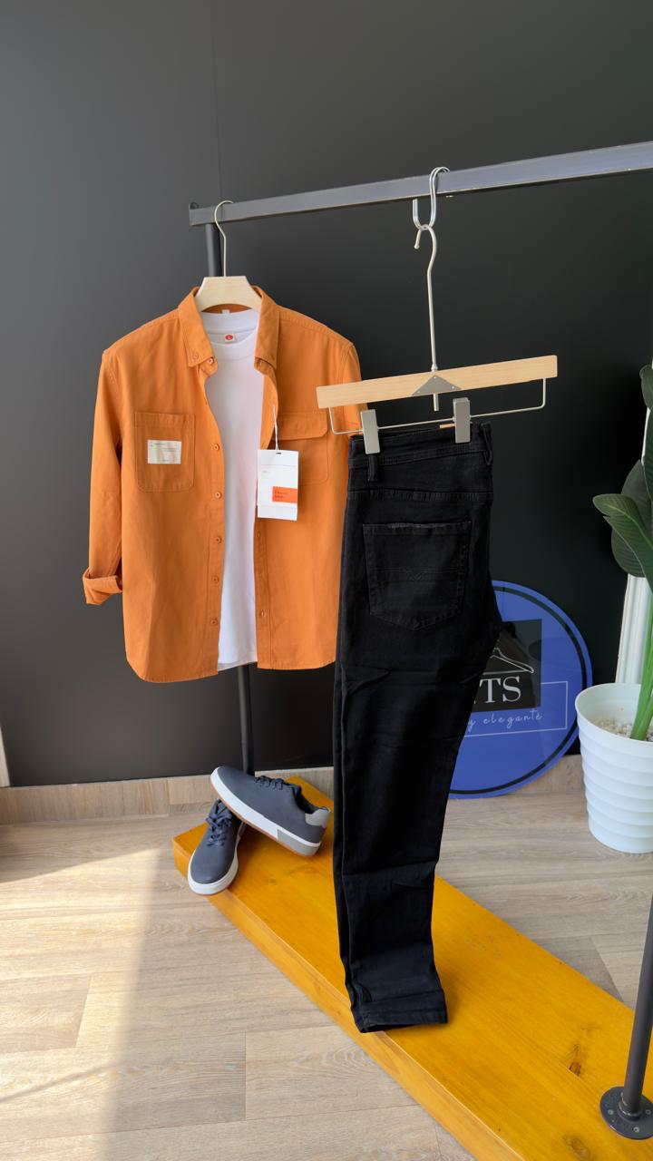 Men's Washed Jeans