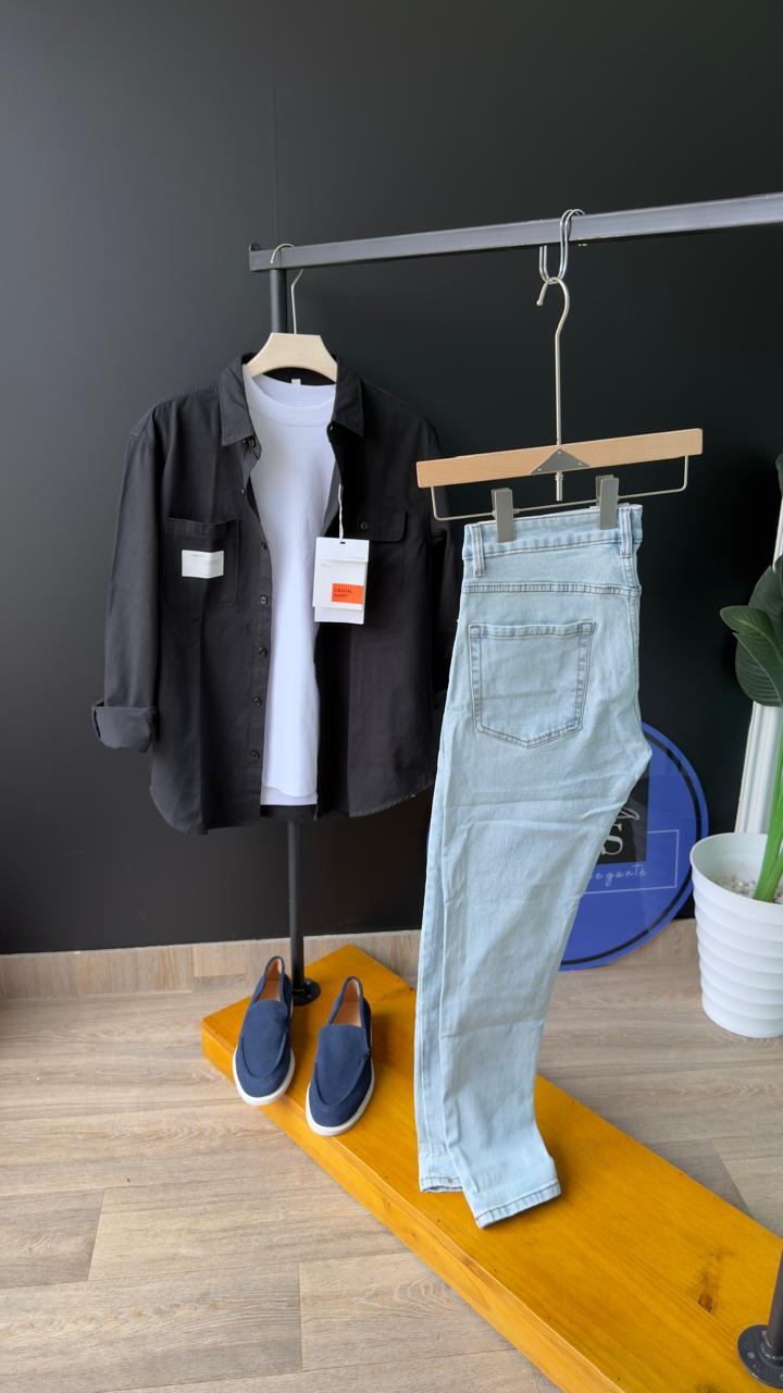 Men's Washed Jeans