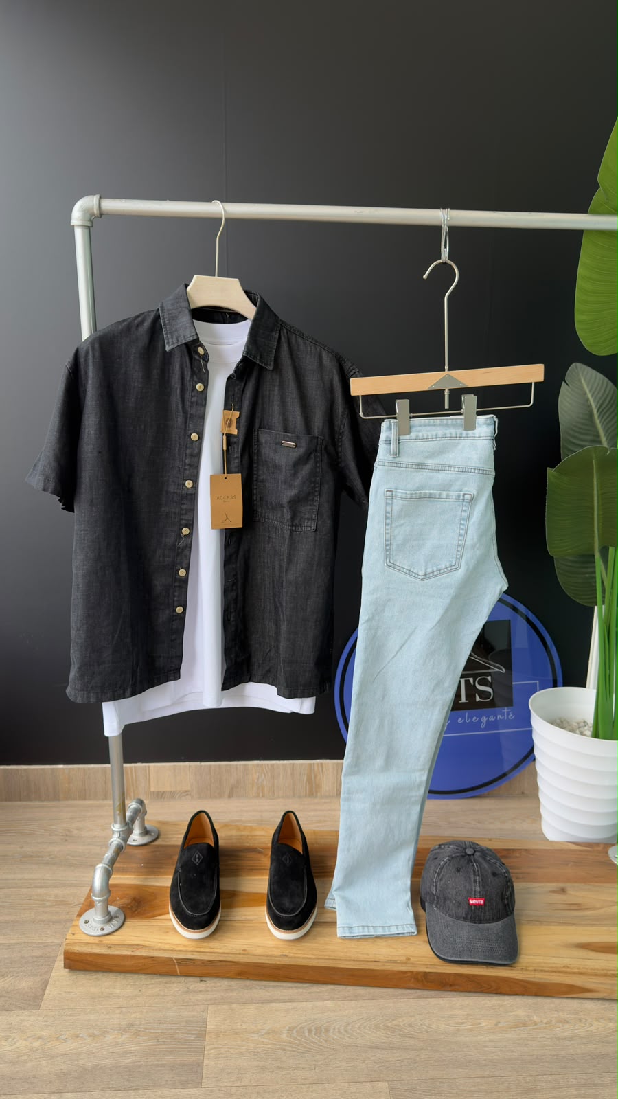 Men's Washed Jeans