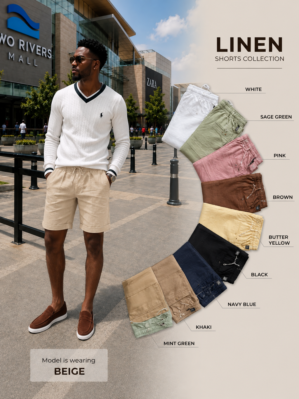 Men’s Linen Shorts