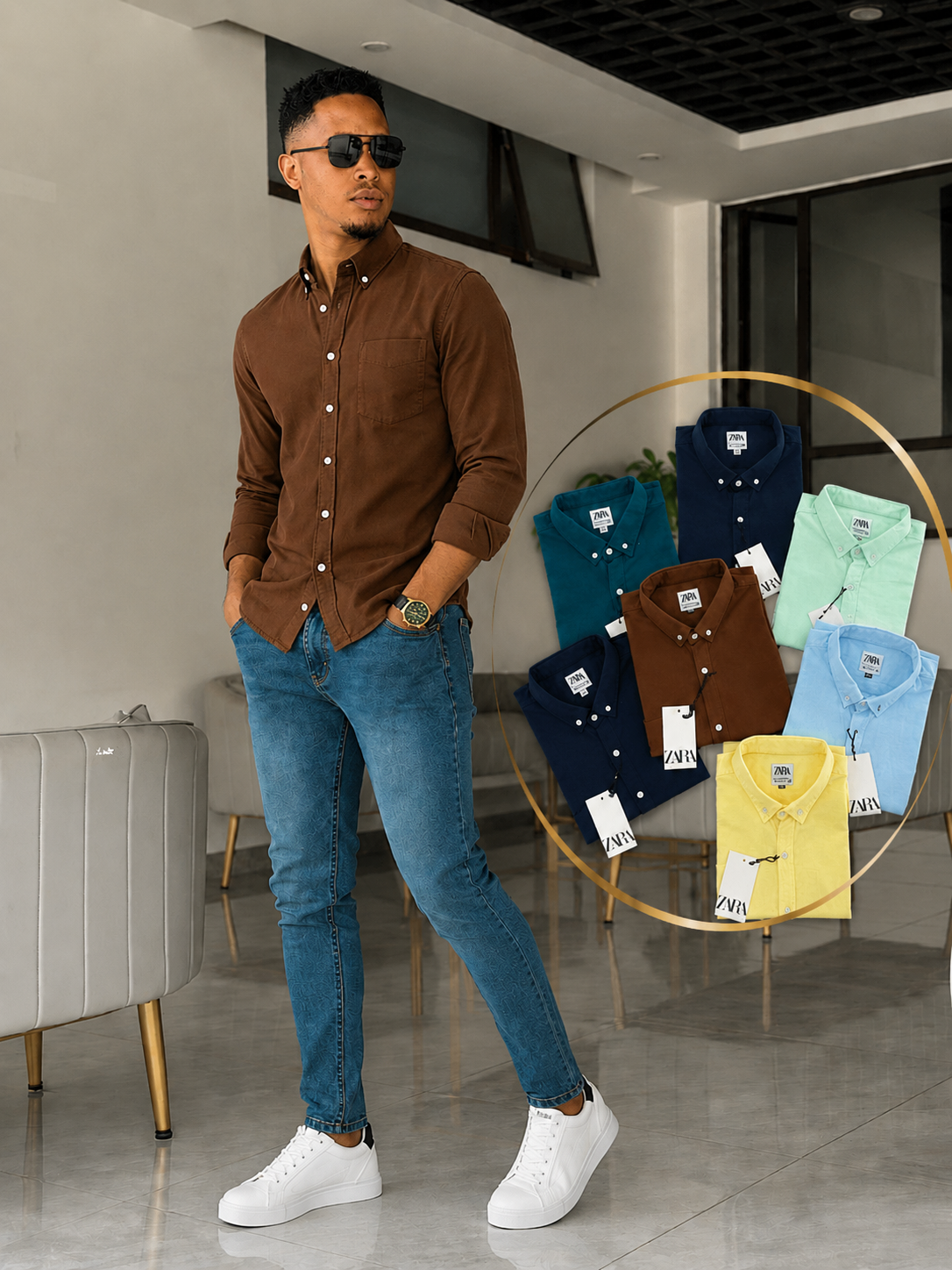 Men’s Cotton Pocket Shirt
