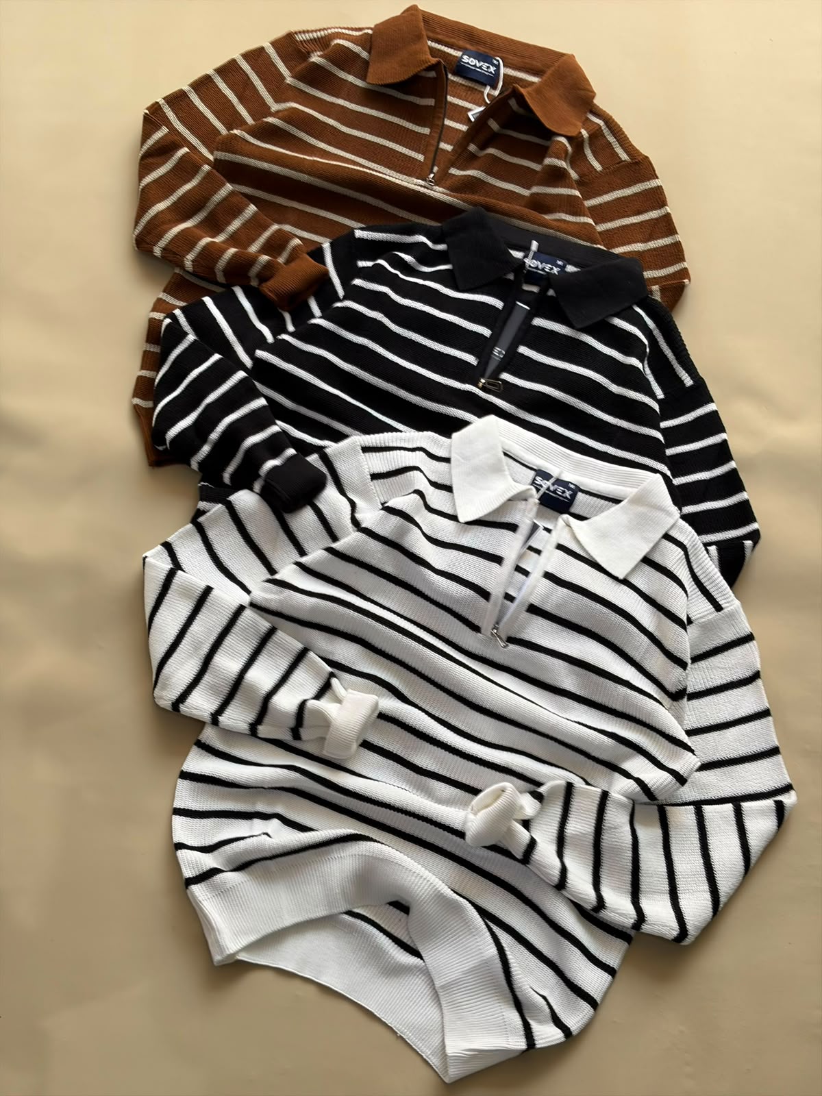 Men’s Striped Long-Sleeve Shirt