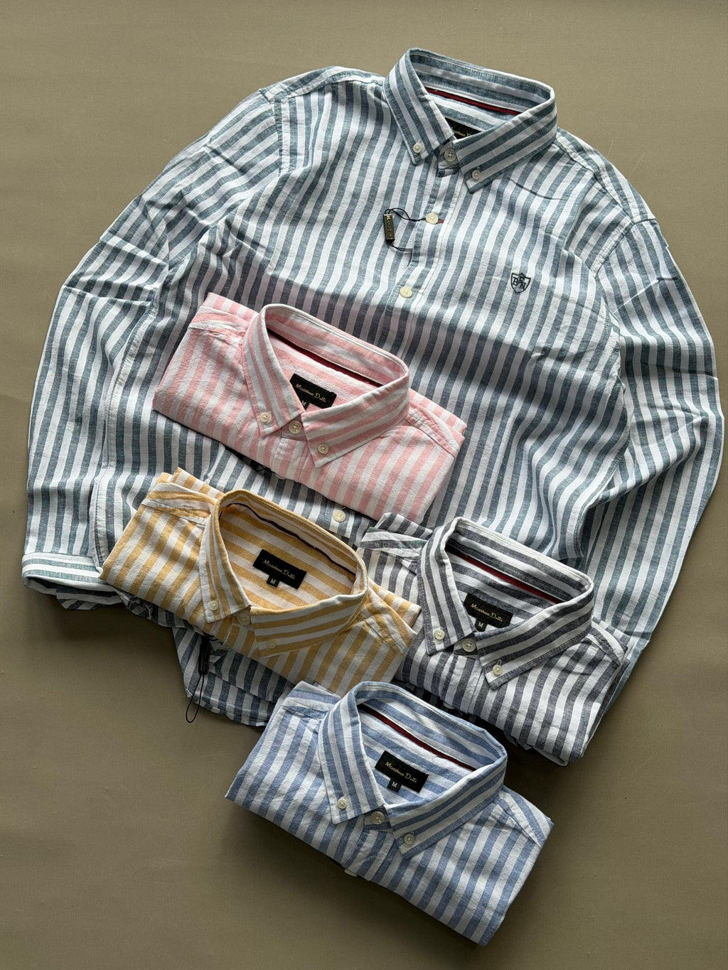 Stripped linen shirt