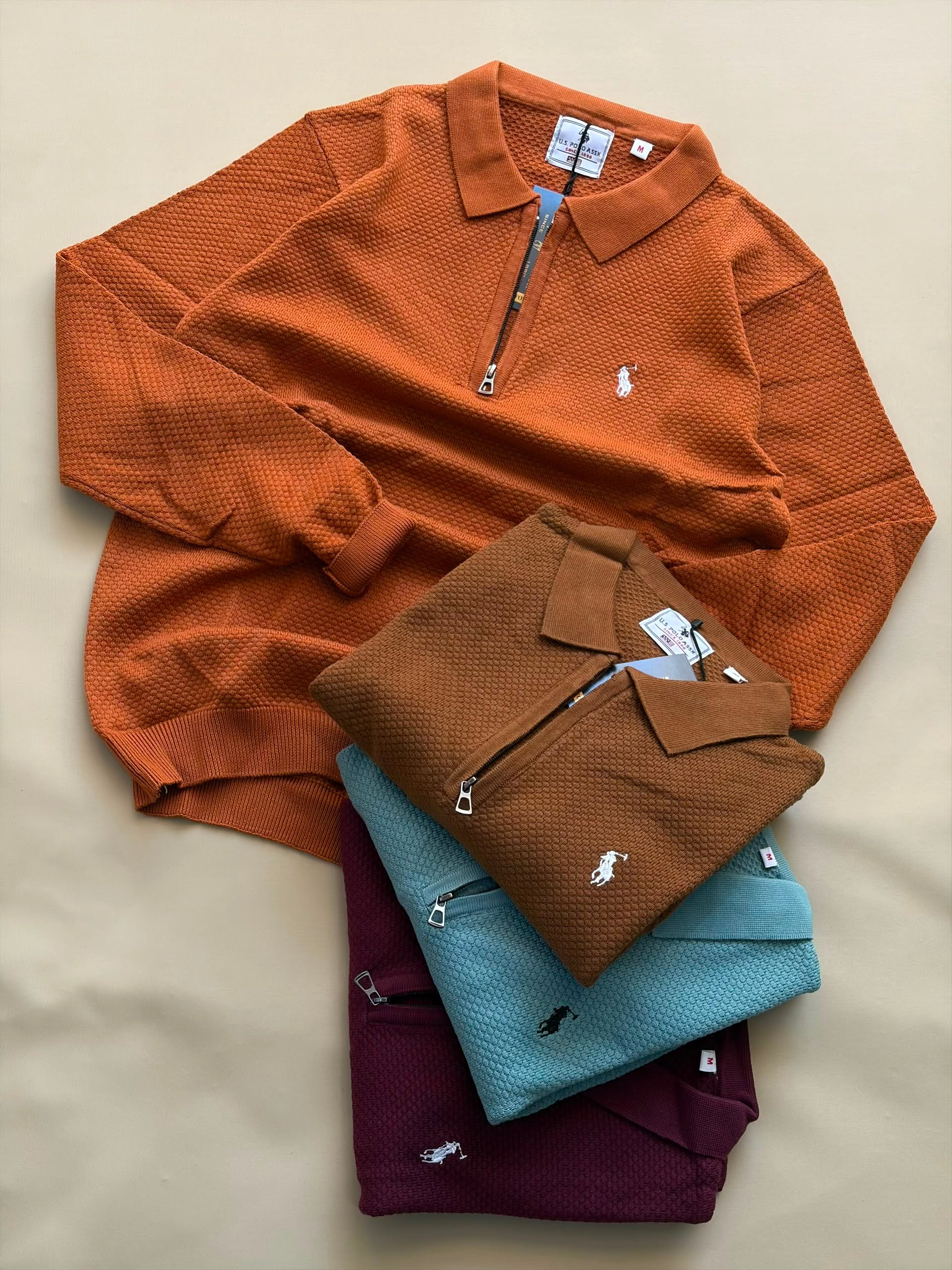 Men’s Long-Sleeve Knitted Shirt