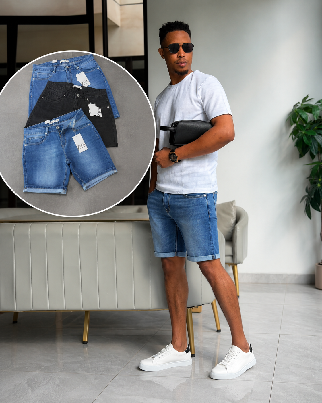 Men’s Denim Shorts