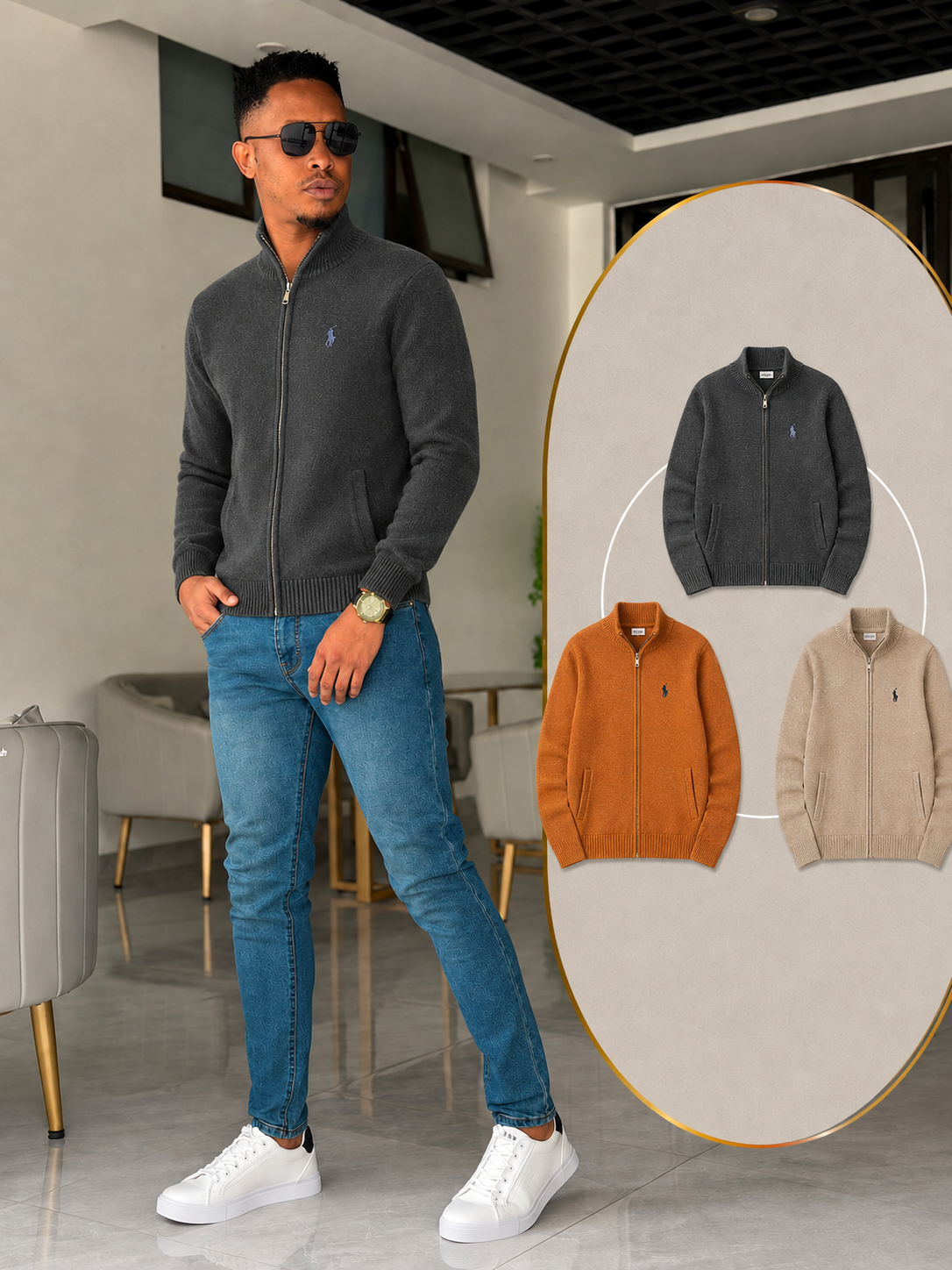Men’s Full-Zip Cardigan