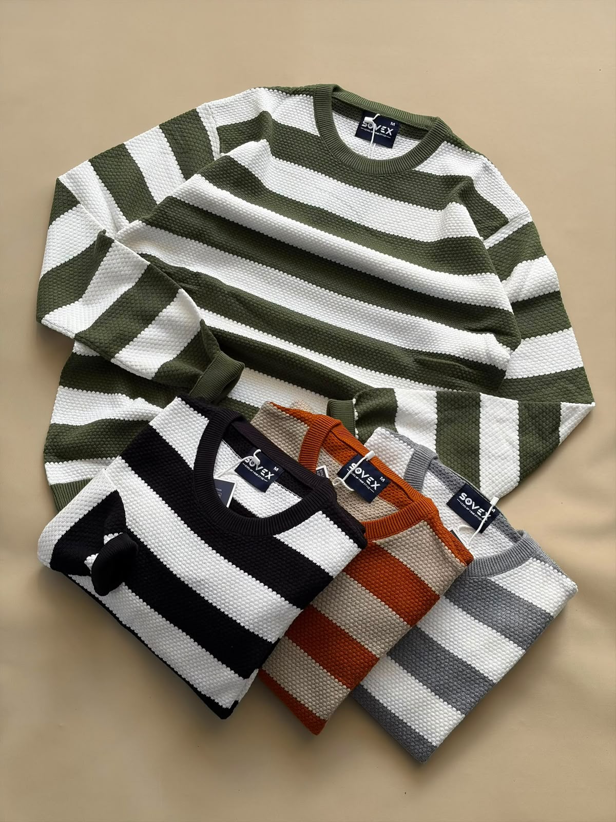 Men’s Striped Long-Sleeve Shirt