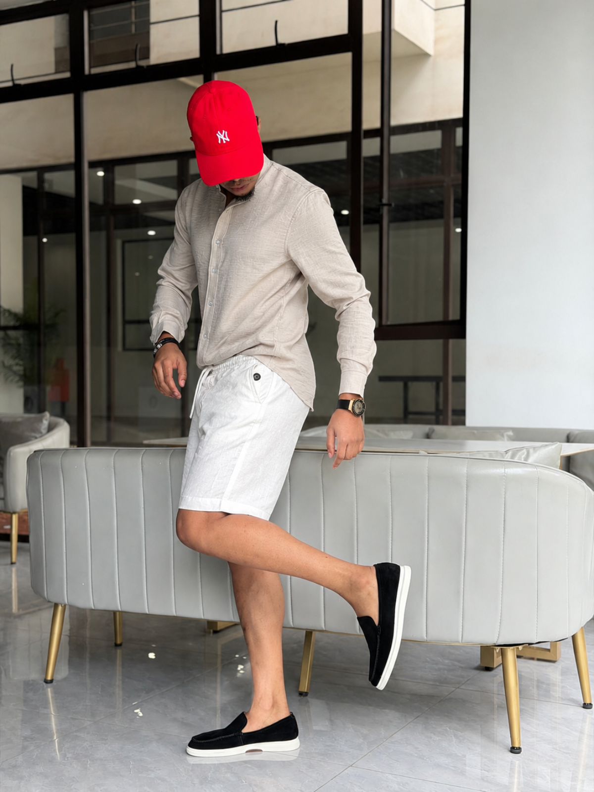 Men's Linen Shorts