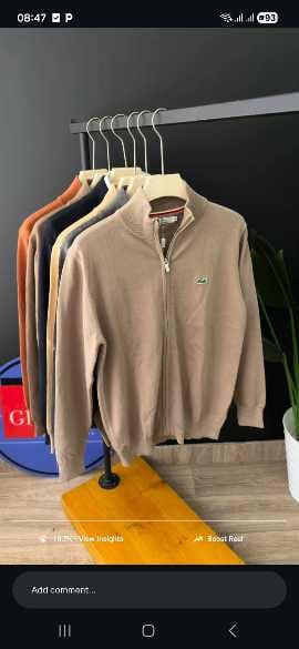Full zipper cardigan