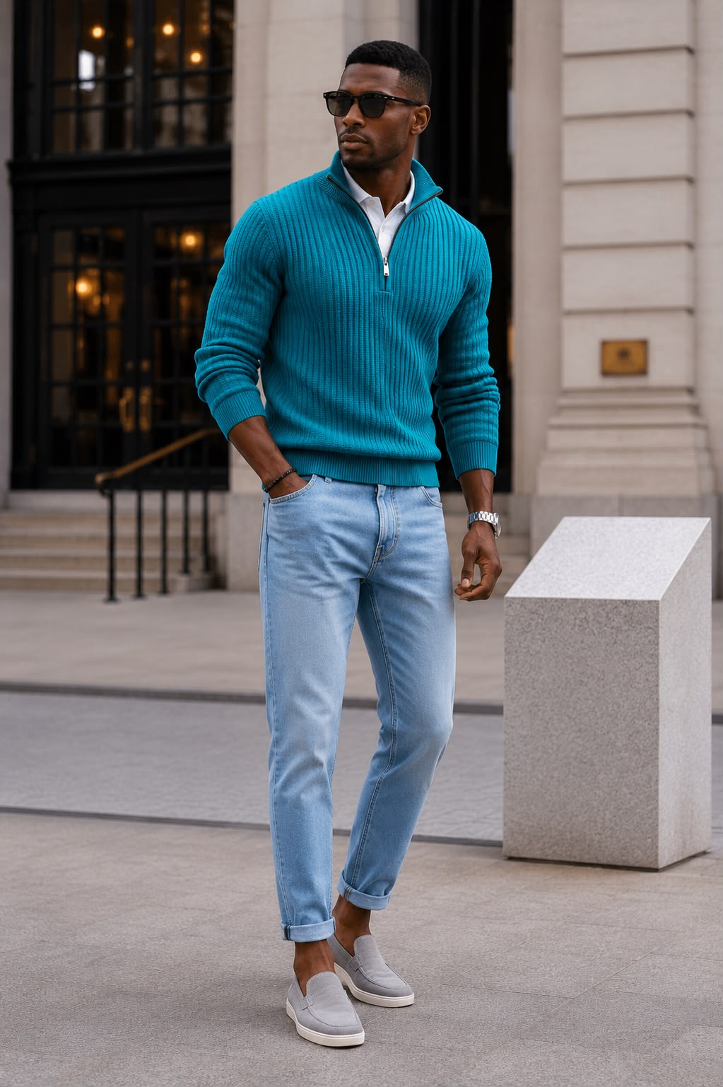 Men’s Quarter-Zip Cardigan